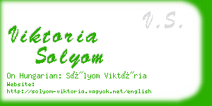 viktoria solyom business card